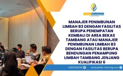 SERTIFIKASI MANAJER PENIMBUNAN LIMBAH B3 BERUPA BENDUNGAN PENAMPUNG LIMBAH TAMBANG KUALIFIKASI 6 JAKARTA