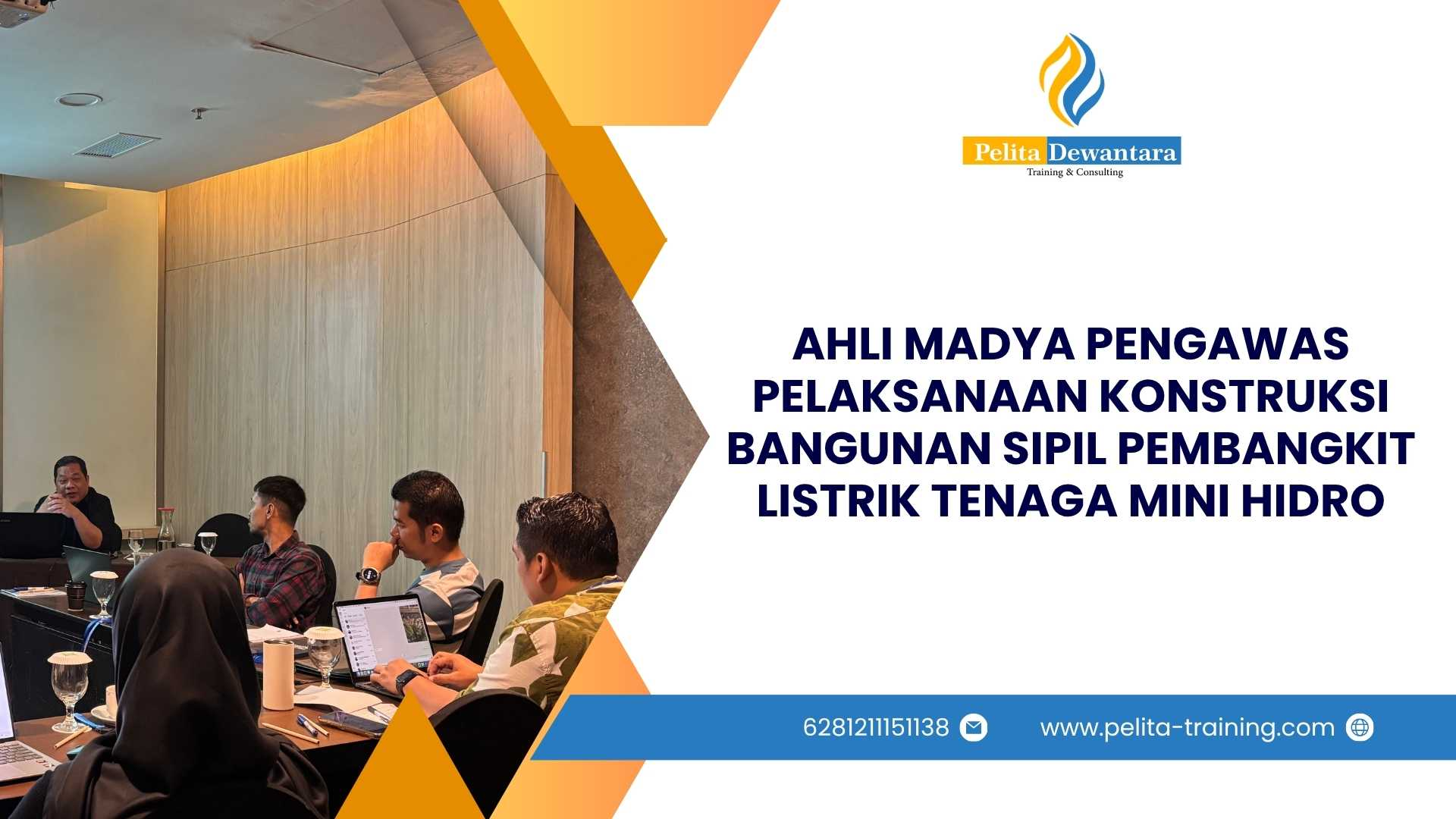 SERTIFIKASI AHLI MADYA PENGAWAS PELAKSANAAN KONSTRUKSI BANGUNAN SIPIL PEMBANGKIT LISTRIK TENAGA MINI HIDRO JAKARTA